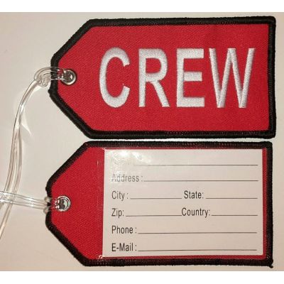 Etiqueta de equipaje Crew