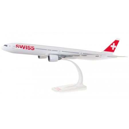 Modèle Réduit Avion Swiss Boeing 777-300ER Herpa - Kit De Montage Sans Colle, Pour Collectionneurs