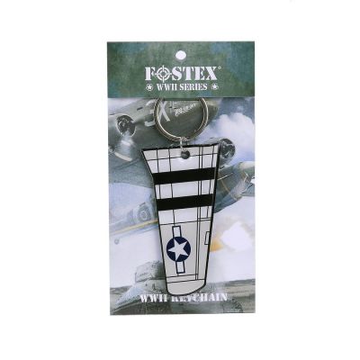 Keychain P-51 Mustang Wing Metal