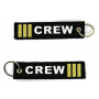 CREW 3 bar keychain (gold)