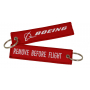 Boeing Red Keychain