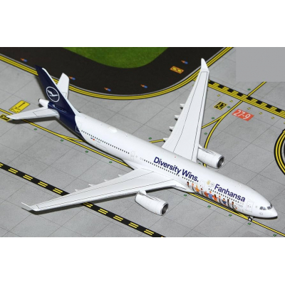 A330-300 Lufthansa "Fanhansa Diversity Wins" D-AIKQ