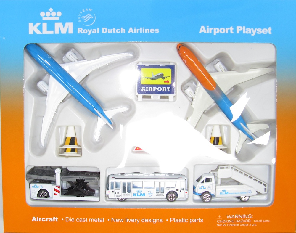 KLM Boeing 787 / Orange Pride B777 Airport Playset 223007