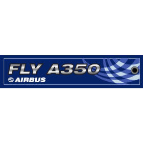 Fly Airbus A350 Keychain KEY-FLYA350