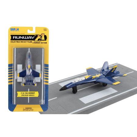 Avión USN Blue Angels F/A-18 Runway24 RW090