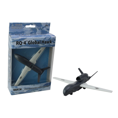 RQ-4 Global Hawk Pullback Military Drone Navy para Set de Juego RT9809