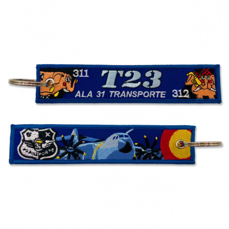 T23 A400M ALA 31 Transporte Zaragoza Keychain LL-0179