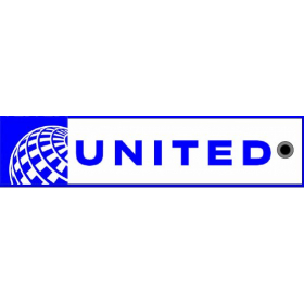 United Airlines Keychain KEY-UNITED