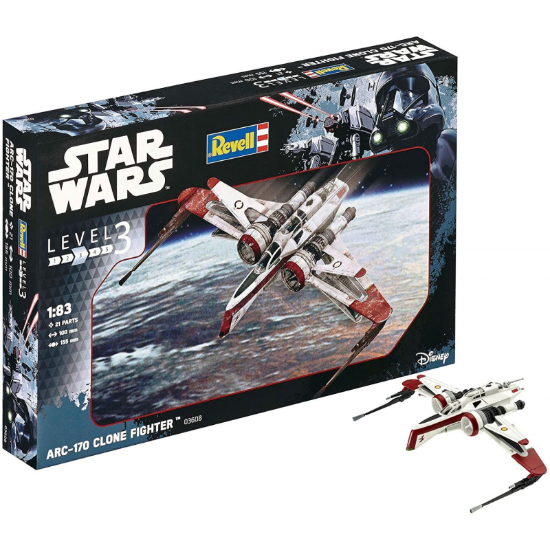 Star Wars ARC-170 Clone Fighter 03608 Revell - Spain