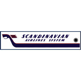 Scandinavian Airlines SAS "Retro" Keychain KEY-SAS-RETRO