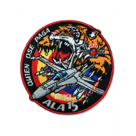Patch ALA 15 Tigre EF-18 "Quien Ose Paga" PT-0065