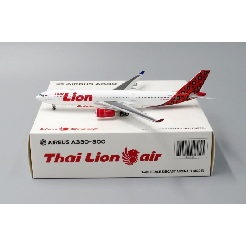 1:400 JC Wings LH4065 Thai Lion Air A330-300 HS-LAH Aircarft Model+Free Tractor 