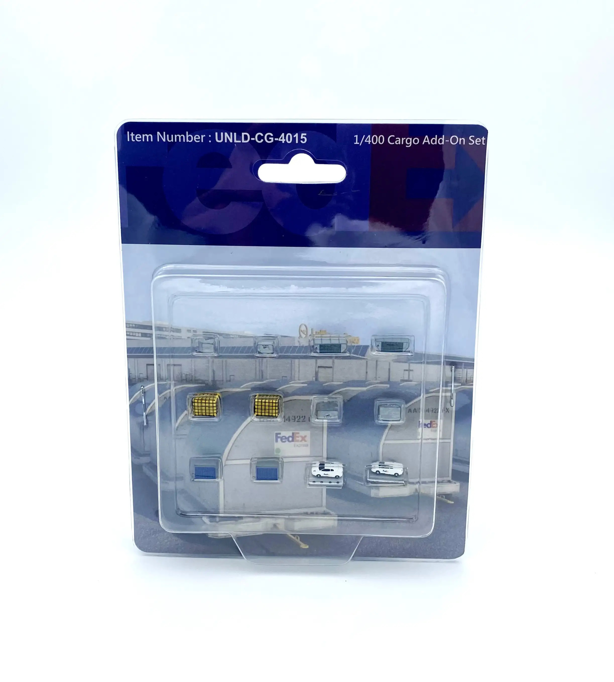 Set Cargo Container FedEx de Aeropuerto UNLD-CG-4015
