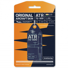 ATR 72 VT-JCM Keychain (Jet Airways) VT-JCM-BLUE
